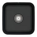Вбудована кухонна мийка 44,5х44,5 см Villeroy&amp;Boch Cisterna 50, Pure Black (670301R7) Під стільницю Квадратні 