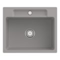 Кухонна мийка 60х51 см Villeroy&amp;Boch Siluet 60 S Flat, Fossil (33461FKD) Врізні зверху Прямокутні 