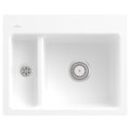 Кухонна мийка 58,5х47,5 см Villeroy&amp;Boch Subway 60 XM flat, Stone White (67801FRW) Врізні зверху Прямокутні 