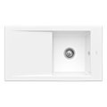 Кухонна мийка 86,5х47,5 см Villeroy&amp;Boch Timeline 50 flat, Snow White (33071FKG) Врізні зверху Прямокутні 
