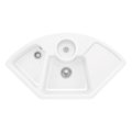 Кухонная мойка 107,5х60 см Villeroy&Boch Solo Corner, Snow White (670801KG) Врезные Другая 
