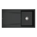 Кухонна мийка 88х49 см Villeroy&amp;Boch Siluet 50 flat, Pure Black (33351FR7) Врізні зверху Прямокутні 