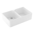 Кухонная мойка 79,5х50 см Villeroy&Boch Farmhouse 80 X, Stone White (638001RW) Врезные Прямоугольные 