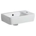 Раковина с сокращенным вылетом Geberit Selnova Compact, белый (501.517.00.7) На тумбу, Подвесные Прямоугольные