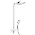 Душова стійка Hansgrohe Raindance Select E 300 3jet Showerpipe (27127400) Душові стійки Хром-білий