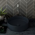 Раковина накладна 40 см Cielo Shui Comfort, темно-сірий (SHCOLAT40-BA) На стільницю, На тумбу 