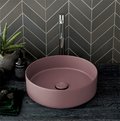 Раковина накладна 40 см Cielo Shui Comfort, рожевий (SHCOLAT40-CP) На стільницю, На тумбу 