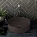 Раковина накладна 40 см Cielo Shui Comfort, темно-коричневий (SHCOLAT40-FN) На стільницю, На тумбу 