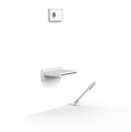 Электронный душевой комплект для ванны скрытого монтажа Tres SHOWER TECHNOLOGY, белый матовый (09286570BM) Душевые комплекты (системы) Белый матовый