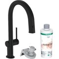 Смеситель для кухни Hansgrohe Aqittura M91 FilterSystem 210, черный матовый (76800670) Для кухни Черный, Черный матовый