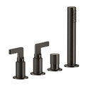 Змішувач для ванни Gessi Inciso- (58043-031) Для ванни Бронза, Хром