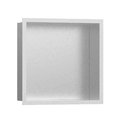 Настенная ниша с дизайнерской рамкой Hansgrohe XtraStoris Individual, белый матовый (56097700) Скрытые ниши Hansgrohe