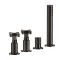 Смеситель для ванны Gessi Inciso+ (58143-031) Для ванны Бронза, Хром