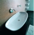 Керамическая раковина 95 см Flaminia Nuda, white (5082) На консоль, На столешницу, На тумбу Овальные