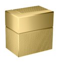 Вентиль для прихованого монтажу Axor Edge diamond cut, Polished Gold Optic (46771990) Axor Коллекция Edge Для ванни, Для раковини