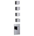Змішувач Fima Carlo Frattini Fimatherm (F3973X4CR) Для ванни, Для душа Хром