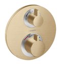 Термостатичний змішувач Hansgrohe Ecostat S Brushed Bronze (15758140) Для ванни, Для душа Бронза