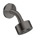 Верхний душ Axor One 75 мм 1jet EcoSmart, Brushed Black Chrome (48490340) Верхние души Хром-черный