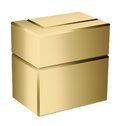 Вентиль для скрытого монтажа Axor Edge, Polished Gold Optic (46770990) Axor Коллекция Edge Для ванны, Для раковины