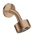 Верхній душ Axor One 75 мм 1jet EcoSmart, Brushed Red Gold (48490310) Верхні душі Червоне золото
