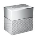 Вентиль для прихованого монтажу Axor Edge diamond cut, Chrome (46771000) Axor Коллекция Edge Для ванни, Для раковини