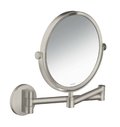 Косметичне дзеркало Axor Universal Circular, Stainless Steel Optic (42849800) Косметичні дзеркала Axor