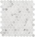 Мозаика Fap Roma Round Statuario Mosaico 29,5*32,5 (fLTS) FAP Ceramiche Для кухни, Для общественных помещений, Для жилых помещений, Для ванной