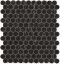 Мозаика Fap Roma Diamond Nero Reale Round Mosaico 29,5*32,5 (fNJD) FAP Ceramiche Для кухни, Для общественных помещений, Для жилых помещений, Для ванной