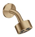 Верхній душ Axor One 75 мм 1jet EcoSmart, Brushed Bronze (48490140) Верхні душі Бронза