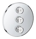 Внешняя панель вентиля для встраиваемого монтажа Grohe Grohtherm SmartControl (29122000) Для ванны, Для душа Хром