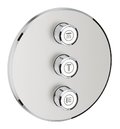 Внешняя панель вентиля для встраиваемого монтажа Grohe Grohtherm SmartControl (29122DC0) Для ванны, Для душа Нерж. сталь