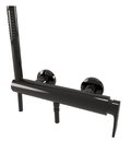Змішувач для душу Bugnatese Simple, чорний PVD (6635-PT) Для душа Чорний, Чорний глянсовий 