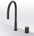 Змішувач для кухні GRB Kitchens Aura Folding Extendable nozzle Isola, чорний метал PVD (75860792) Для кухні Чорний, Чорний матовий