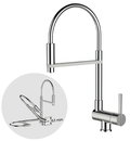 Змішувач для кухні GRB Kitchens FOLDING KLIP SPOUT (40824400) Для кухні Хром