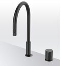 Смеситель для кухни GRB Kitchens Aura Extendable nozzle Isola, черный металл PVD (75850792) Для кухни Черный, Черный матовый