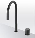 Смеситель для кухни GRB Kitchens Cool Folding Extendable nozzle Isola, черный металл PVD (90860992) Для кухни Черный, Черный матовый
