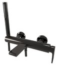 Змішувач для ванни Bugnatese Simple, чорний PVD (6602-PT) Для ванни Чорний, Чорний глянсовий 