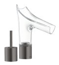 Змішувач для раковини Axor Starck V, Brushed Black Chrome (12115340) Для раковини Чорний