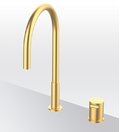 Смеситель для кухни GRB Kitchens Cool Folding Extendable nozzle Isola, золото матовое PVD (90860988) Для кухни Золото, Золото матовый