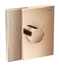 Термостатичний змішувач Axor Edge diamond cut, Polished Red Gold (46741300) Для ванни, Для душа Червоне золото