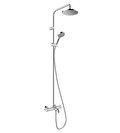Душова система з термостатом Hansgrohe Vernis Blend, хром (26274000) Душові стійки Хром