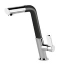Смеситель для кухни Gessi Kitchen INCLINE, матовый черный/хром (50007-399) Для кухни Хром-черный