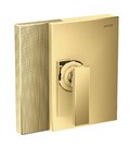 Смеситель скрытого монтажа Axor Edge diamond cut, Polished Gold Optic (46651990) Для ванны, Для душа Золото