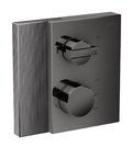 Термостатичний змішувач Axor Edge diamond cut, Polished Black Chrome (46751330) Для ванни, Для душа Чорний глянсовий 