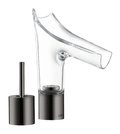 Змішувач для раковини Axor Starck V, Polished Black Chrome (12115330) Для раковини Чорний