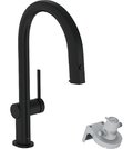 Змішувач для кухні Hansgrohe Aqittura M91 FilterSystem 210, чорний матовий (76803670) Для кухні Чорний, Чорний матовий
