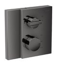 Термостатичний змішувач Axor Edge, Polished Black Chrome (46750330) Для ванни, Для душа Чорний глянсовий 