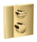 Термостатичний змішувач Axor Edge, Polished Gold Optic (46750990) Для ванни, Для душа Золото