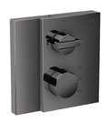 Термостатический смеситель на 2 потребителя Axor Edge, Polished Black Chrome (46760330) Для ванны, Для душа Черный глянцевый 