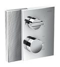 Термостатический смеситель на 2 потребителя Axor Edge diamond cut, Chrome (46761000) Для ванны, Для душа Хром